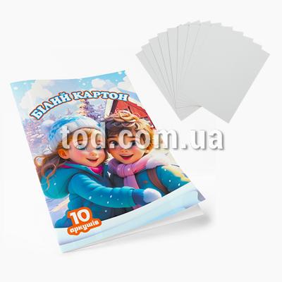 Картон белый "Аляска", А4, 10л., 11В-019, Руслан (20)