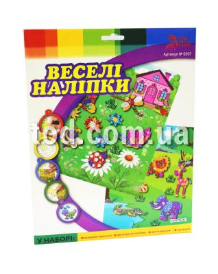 Набор для творч. "Веселые наклейки" в ассорт. (04) 0507, Little Artist