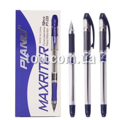 Ручка масляная, синяя, 0,7мм, PT-335, Maxriter Piano