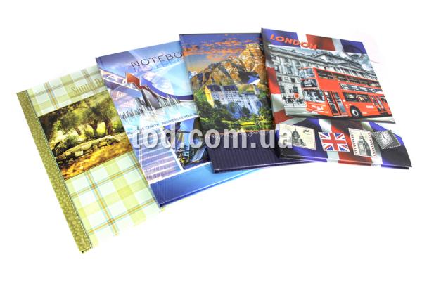 Канц. книга HCА4 - 80 л., клетка, LEADER