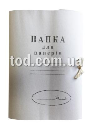 Папка картонная на завязках