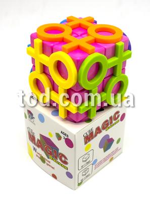 Кубик-рубика, цветной, крестики-нолики, FMC10-16 Имп