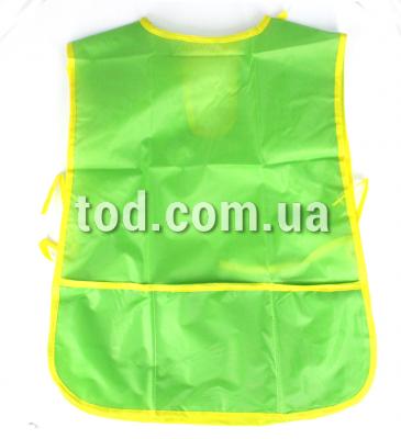 Фартук детский для труда, S, AS-69541, 4 цвета, с карманами, Имп