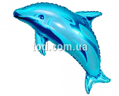 Шарики фольгированые, дельфин, 84*51см, 10шт./уп., Имп