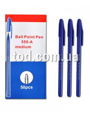 Ручка шариковая, синяя, LR-555, Leader